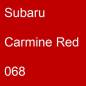 Preview: Subaru, Carmine Red, 068.